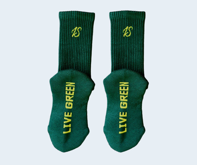 LIVE GREEN Calf Sock